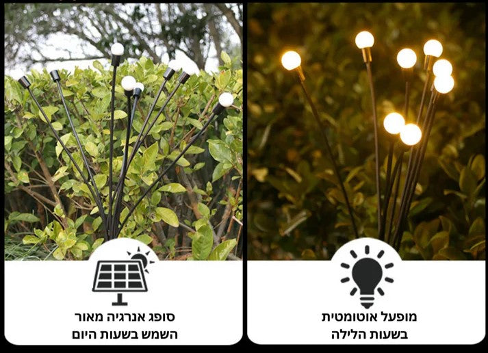 תאורת הגינה מבית סולשיין gardenshine™