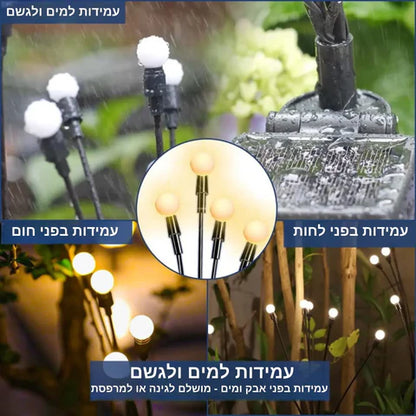 תאורת הגינה מבית סולשיין gardenshine™