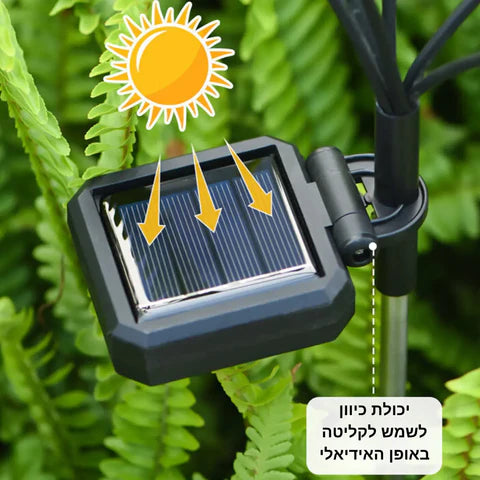 תאורת הגינה מבית סולשיין gardenshine™